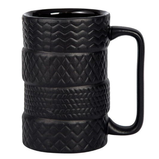 16.9 oz. Ceramic Tire Shaped Cup
